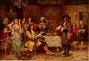 Jean Leon Gerome Ferris The Birth of Pennsylvania 1680 Sweden oil painting artist